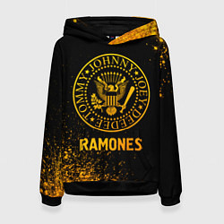 Женская толстовка Ramones - gold gradient