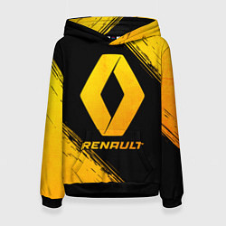 Женская толстовка Renault - gold gradient