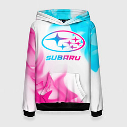 Женская толстовка Subaru neon gradient style