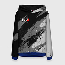 Женская толстовка N7 - mass effect monochrome