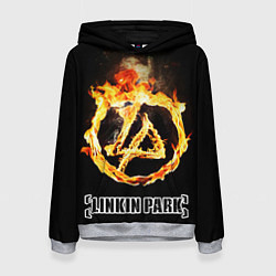 Женская толстовка Linkin Park - fire logo