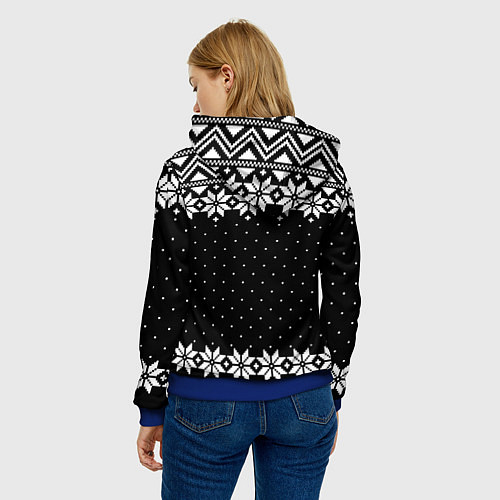 Женская толстовка Пикачу свитер / 3D-Синий – фото 4