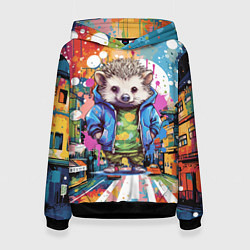 Женская толстовка Городской ёжик