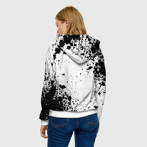 Женская толстовка Маки из клана Зенин - manga / 3D-Белый – фото 4