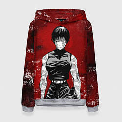 Женская толстовка Магическая битва - Маки Зенин