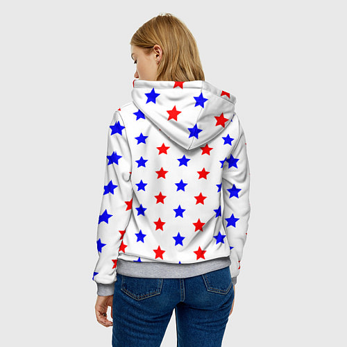 Женская толстовка Крутой дракон на скутере 2024 / 3D-Меланж – фото 4