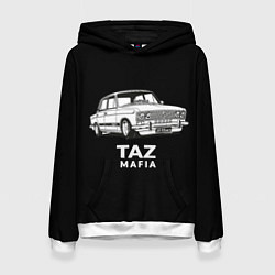 Толстовка-худи женская TAZ Mafia, цвет: 3D-белый