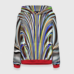 Женская толстовка Струйчатый перламутровый узор