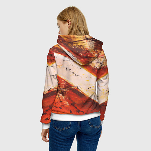 Женская толстовка Горная порода / 3D-Белый – фото 4