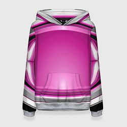 Женская толстовка Розовый выпуклый фон
