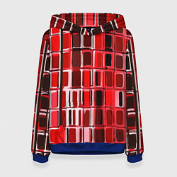 Женская толстовка Красные прямоугольники