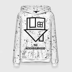 Женская толстовка The Neighbourhood glitch на светлом фоне