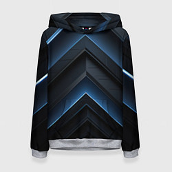 Женская толстовка Синий мир абстракции