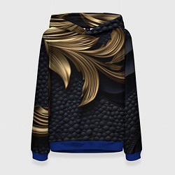 Женская толстовка Золотые узоры в виде листьев