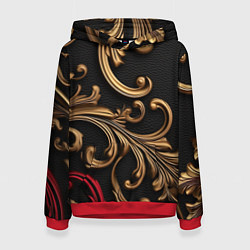 Женская толстовка Золотые абстрактные узоры