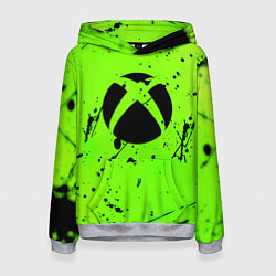 Женская толстовка Xbox кислотный стиль