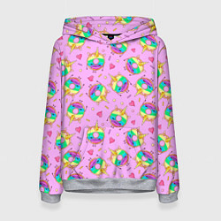 Женская толстовка Пончики единороги