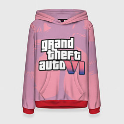 Женская толстовка GTA 6 pink