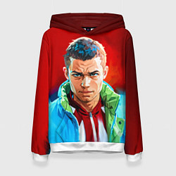 Женская толстовка Слово пацана в стиле аниме - мазки краски