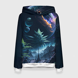 Женская толстовка Вид на землю с другой планеты