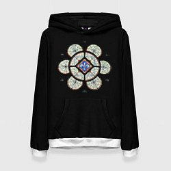 Женская толстовка Готический витраж из Блуа