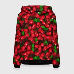 Женская толстовка Красная спелая вишня