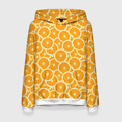Женская толстовка Ломтики апельсина