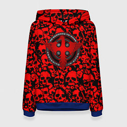 Женская толстовка Thirty Seconds to Mars skull pattern