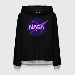 Женская толстовка NASA neon space