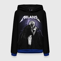 Толстовка-худи женская Meladze - Metallica, цвет: 3D-синий