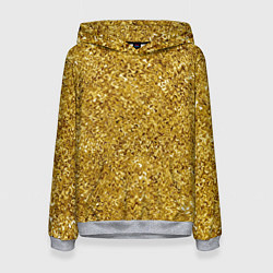 Женская толстовка Золотой волнистый с переливами