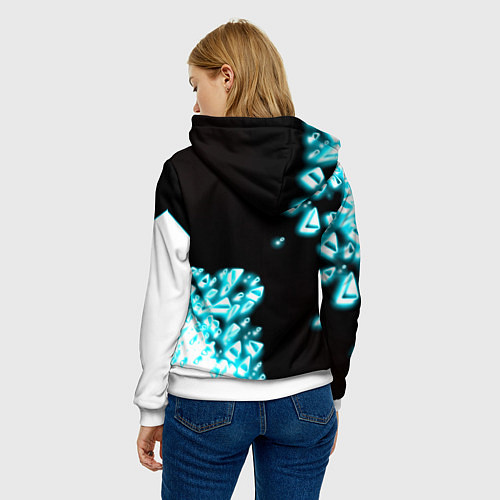 Женская толстовка Assassins Creed анимус / 3D-Белый – фото 4