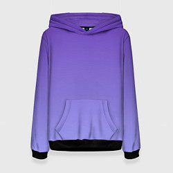 Женская толстовка Светлый фиолетовый градиент