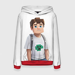 Женская толстовка Майнкрафт Стив парень Стив