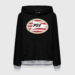 Толстовка-худи женская PSV fc club, цвет: 3D-меланж