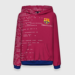 Женская толстовка Футбольный клуб Барселона - бордовый