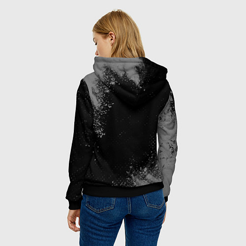 Женская толстовка Извини, некогда, плавание пока / 3D-Черный – фото 4