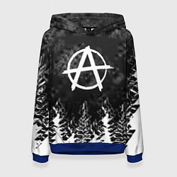 Женская толстовка Anarchy winter gray