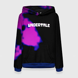 Женская толстовка Undertale neon splash