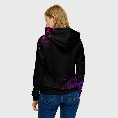 Женская толстовка Мария: с очень большой буквы / 3D-Черный – фото 4
