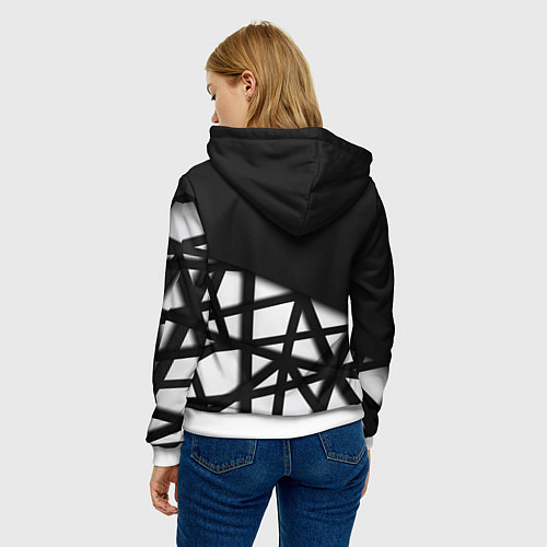 Женская толстовка Silent Hill геометрия / 3D-Белый – фото 4