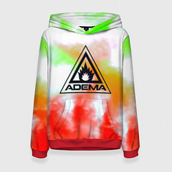 Женская толстовка Adema рок бенд текстура