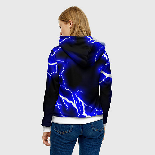 Женская толстовка Tekken молнии / 3D-Белый – фото 4