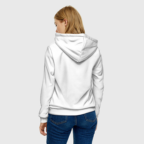 Женская толстовка Красный Тайлер Дерден / 3D-Белый – фото 4