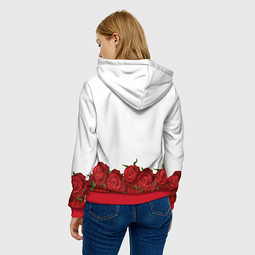 Женская толстовка Самая лучшая в мире тёща / 3D-Красный – фото 4