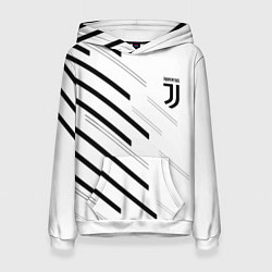 Толстовка-худи женская Juventus sport geometry, цвет: 3D-белый