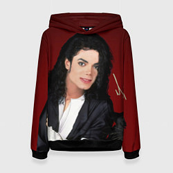 Женская толстовка Michael Jackson с пантерой и автографом