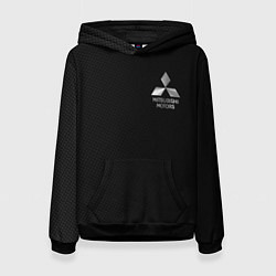 Женская толстовка Mitsubishi - carbon and metal