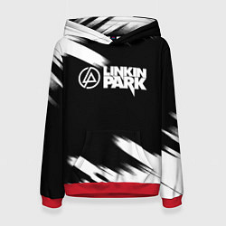 Женская толстовка Linkin park рок бенд краски