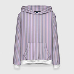 Женская толстовка Тонкие полосы сиреневый
